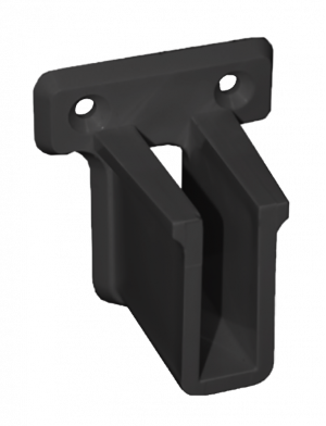 карман для сетчатых полок черный