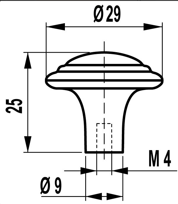 ВЛ FB-060 ручка-кнопка серебро прованс/9003 белый матовый