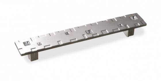 ВЛ FS-112 ручка скоба 128 мм хром глянцевый/кристалл SALE