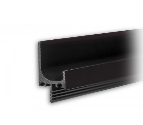 BRD RP103BL.1/000/3000 ручка-профиль 3м черный матовый (снято)