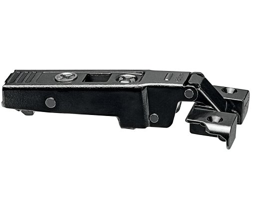 BLUM петля накладная 71T950A CLIP top, с пружиной  для алюм. рамок 95гр. черный оникс (проф.831,832)