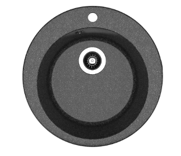 Мойка Dr. Gans Гала 510 круглая черный (заказ) Т