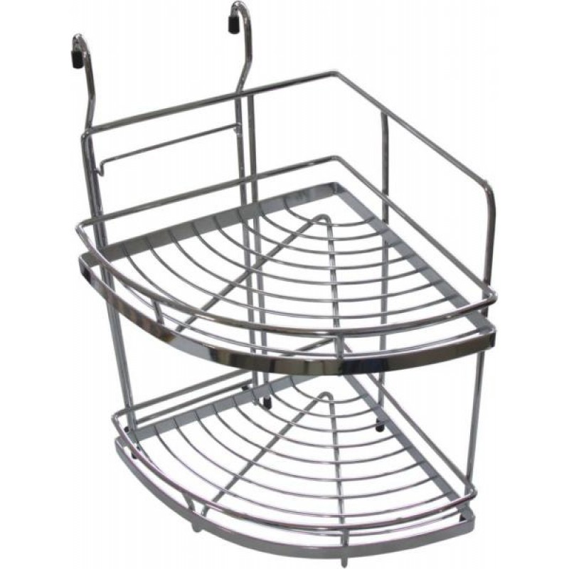 Полка угловая закруглённая mini 2-х ярусная SALE