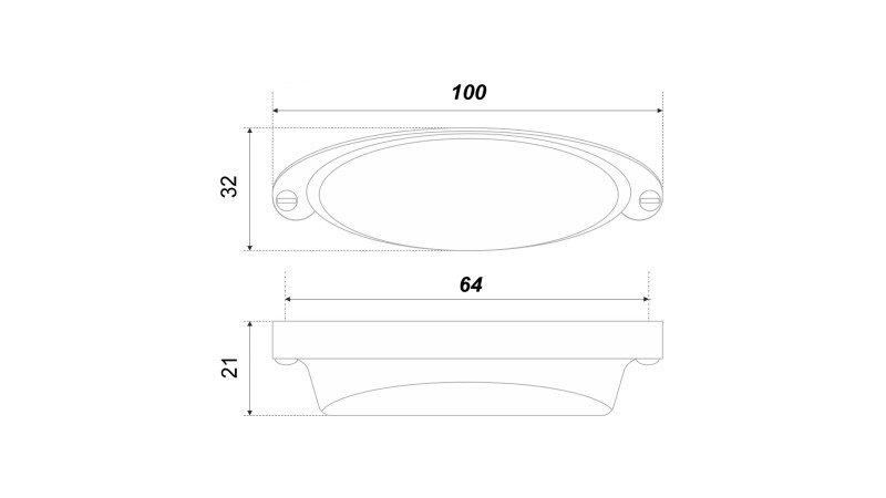 BRD RS444DBL.4 ручка-скоба 64мм SELENA черный матовый (снято) SALE