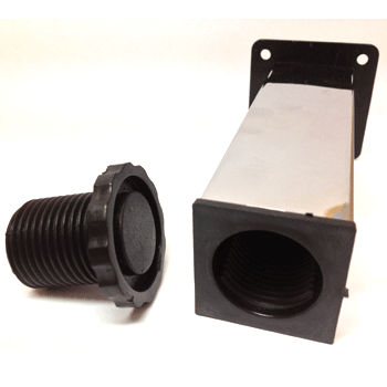 Опоры регулируемые квадратная 38х38 h 100 хром SALE