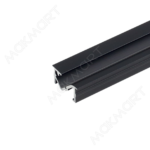 Профиль 2210 для LED подсветки врезной, L=3100 мм, отделка черная (анодировка)(заказ)
