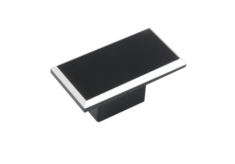 BRD RS061BL/AL.4 ручка-скоба 16мм URBANISM черный матовый/алюминий (снято) SALE