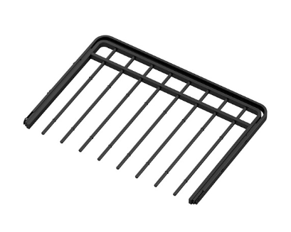 Аристо Вешалка для брюк выдвижная, серия 460, L=607, Чёрный (заказ)