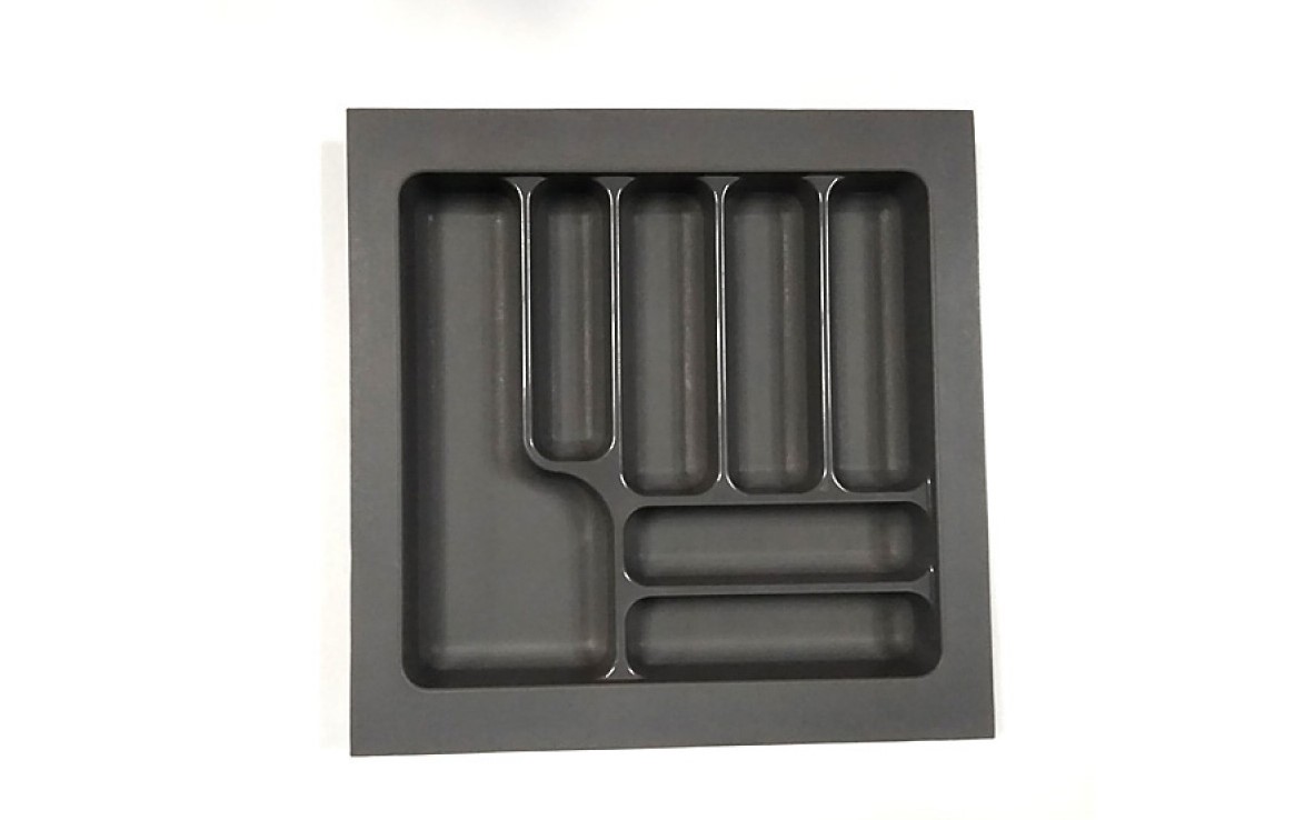 Лоток для столовых приборов Starax 500 мм черный (440х490х55) SALE