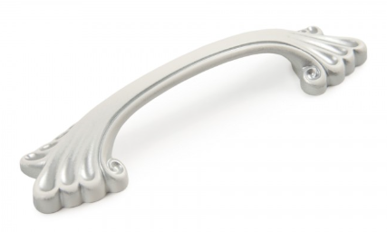 BRD RS502W/S.1 ручка скоба 96 мм MADONNA Белый с серебряной патиной (заказ)