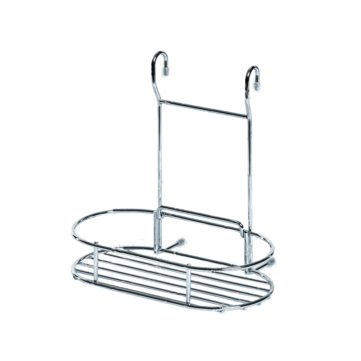 полка многоцелевая овальная мини 220х140х220 AX-1174.CP хром (стоп-лист)