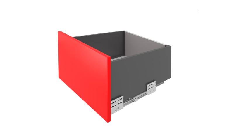 BRD SB41GRPH.1/500 Комплект СТАРТ ПУШ+СОФТ 199мм (от нажатия + плавное закрывание), графит (заказ)