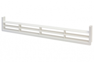 Вентиляционная решетка для цоколя, ПЛАСТИК, белый (стоп-лист)