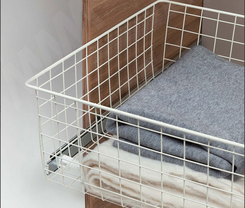 Корзина сетчатая, 120*350*500 (Металлик)(заказ)