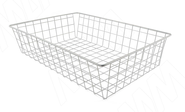 Корзина сетчатая, 120*350*500 (Металлик)(заказ)