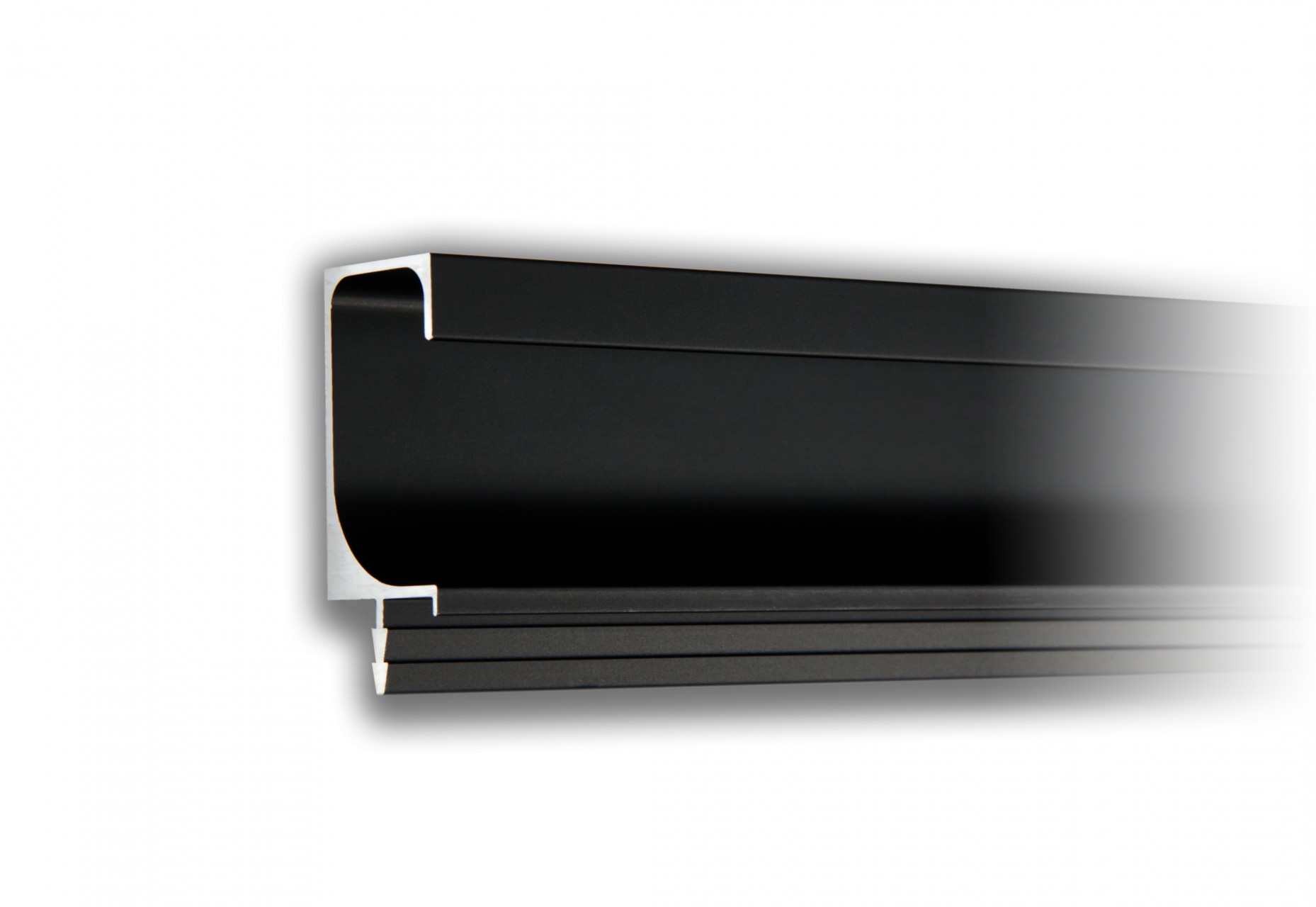 BRD RP002BL.1/000/3000 ручка-профиль 3м черный (заказ)