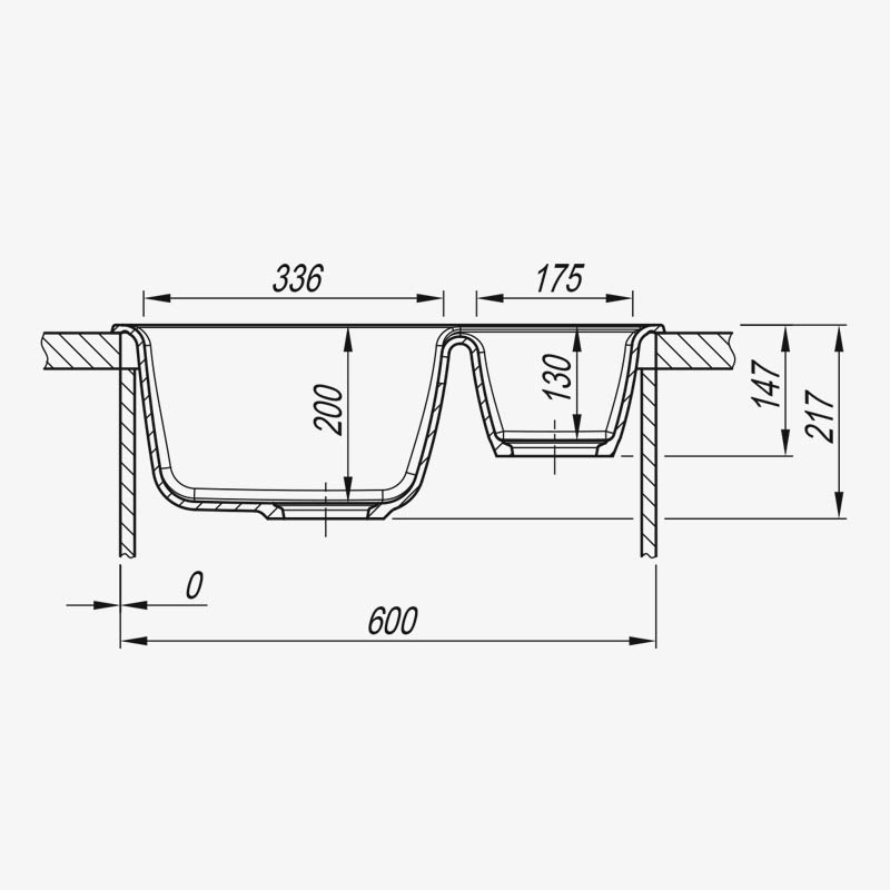 Мойка Dr. Gans Астра К 620 с каландером белый (заказ)
