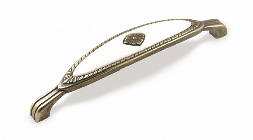 ВЛ FS-138 ручка-скоба 128 мм бронза старая/ белый SALE