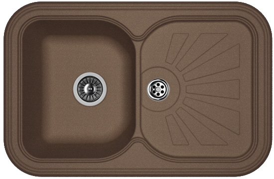 Мойка FLORENTINA Крит 780*510*217 А капучино (стоп-лист)