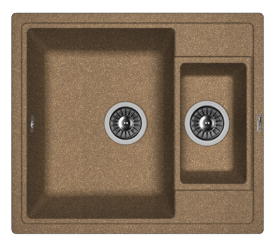 Мойка FLORENTINA Липси К 580*510*217  коричневый (стоп-лист)
