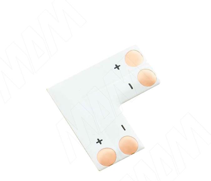 STRIP Коннектор для ленты 8 мм, L-образный, IP20