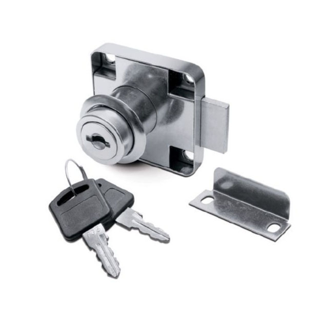 замок мебельный Гратис с ответной планкой № 138 (заказной)