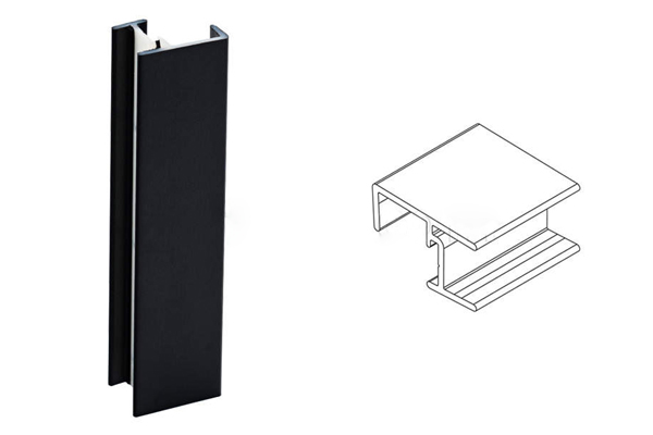 Угол 90 к цоколю Алюминий (157L) универ. Н100мм /ABS144 157L