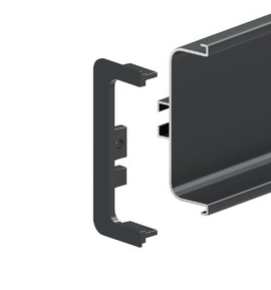 BRD RZ050.01BL заглушки С GOLA BALANCE черный (комп. 2шт)