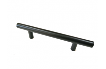 17719 Гратис ручка-рейлинг 96 мм, нерж., D=12мм, черный, облегченная (в стопе)