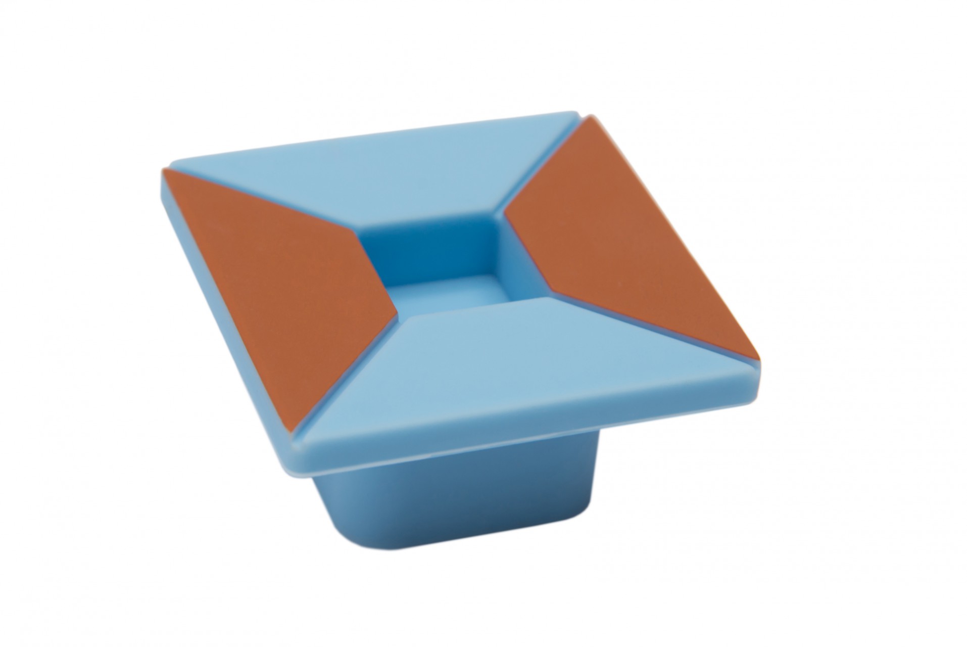 BRD RC514DB/Br.4 ручка кнопка голубой/коричневый  (снято)