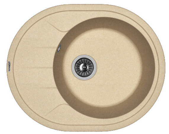 Мойка FLORENTINA Родос 620*500*217  бежевый (стоп-лист)