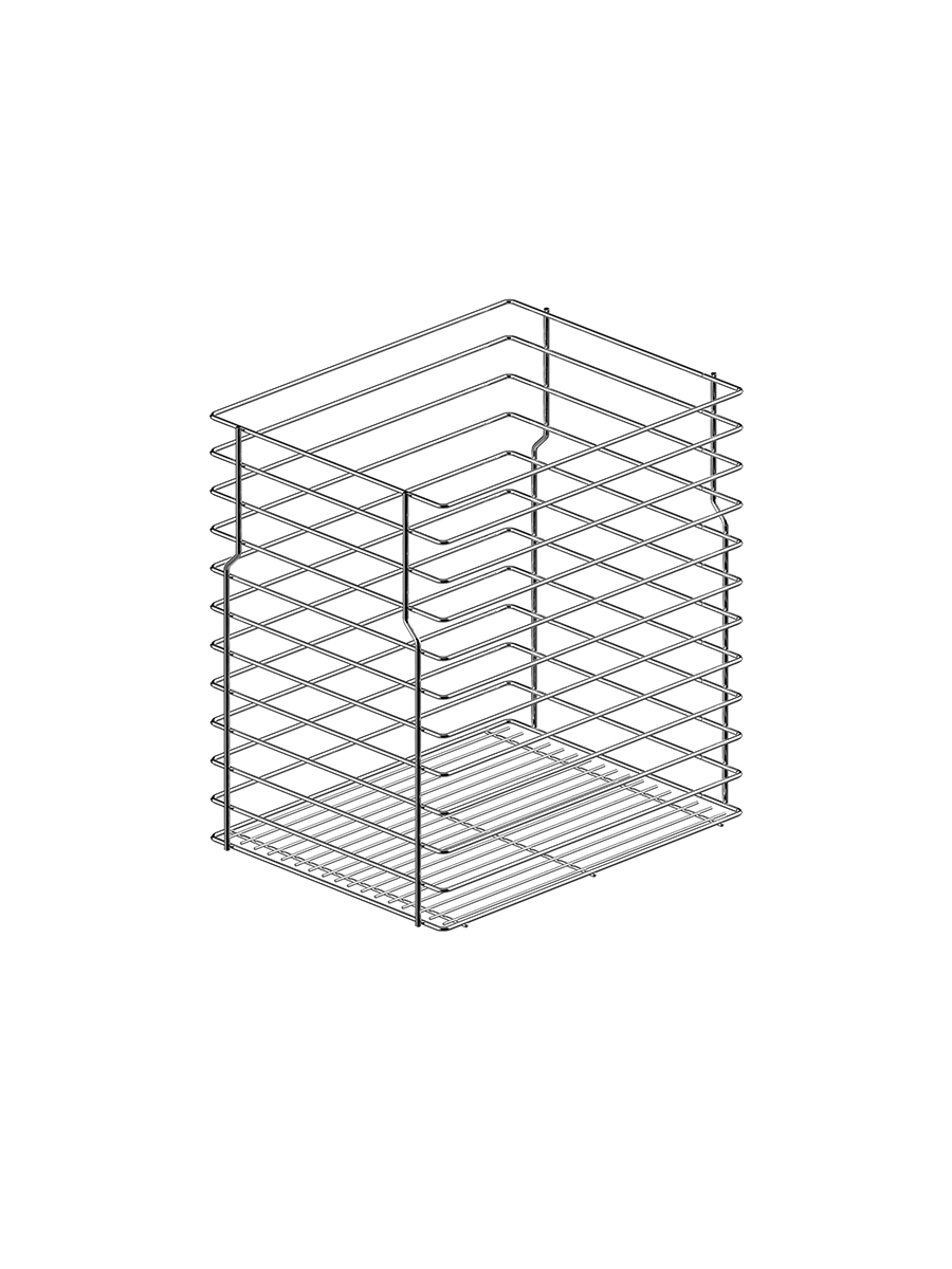Корзина для карго одноуровневого Вариант Мульти 500 металл хром