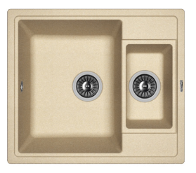 Мойка FLORENTINA Липси К 580*510*217  бежевый (стоп-лист)