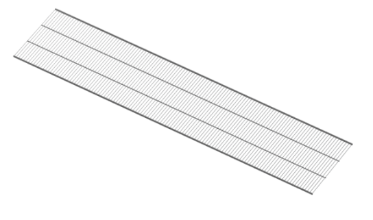 Аристо Полка проволочная, серия 460, L=1823 МЕТАЛЛИК GSA0288