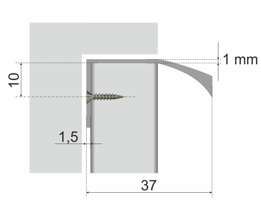 BRD RT004CP.1/32 ручка торцевая 32 мм хром полированный (заказ)