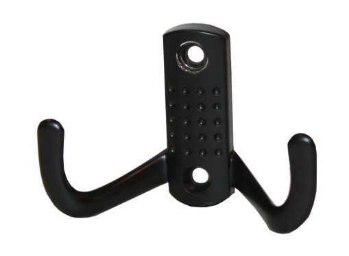 SETE Крючок TINA2 2-х рожковый с перфорацией черный