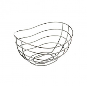 Ваза для фруктов 265*220*140 VZ0060 хром (стоп-лист)