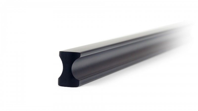 BRD RS065BL.4 ручка-скоба 192 мм VERTICAL VOLNA черный матовый