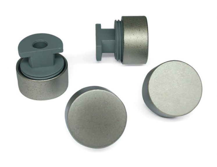 Зеркалодержатель металл d-25 матовый хром