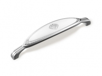 ВЛ FS-138 ручка скоба 128 мм хром матовый/белый SALE