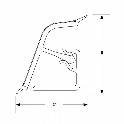 плинтус Rehau 4200 Олива жемчужная 885U (98102 серый) SALE