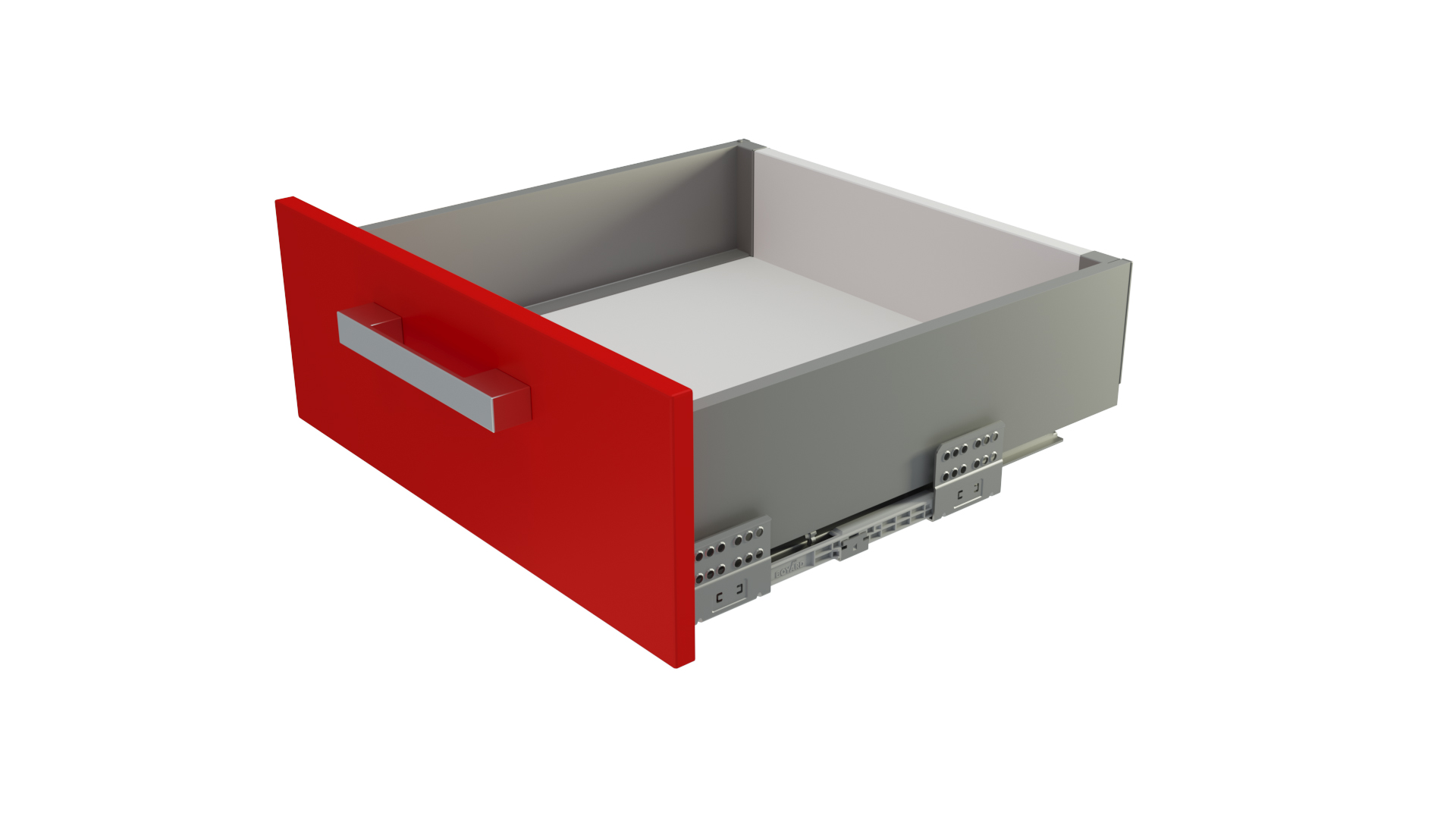 BRD SB19GR.1/500 Комплект СТАРТ 116мм soft-closing (плавное закрывание), серый (снято)