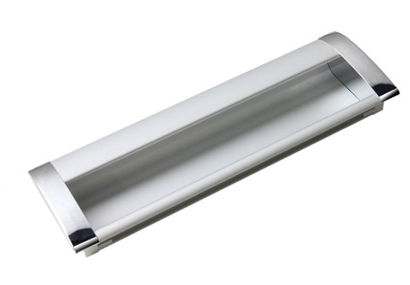 BRD RS056CP/SC.2 ручка врезная 128 мм хром матовый/хром (заказ)