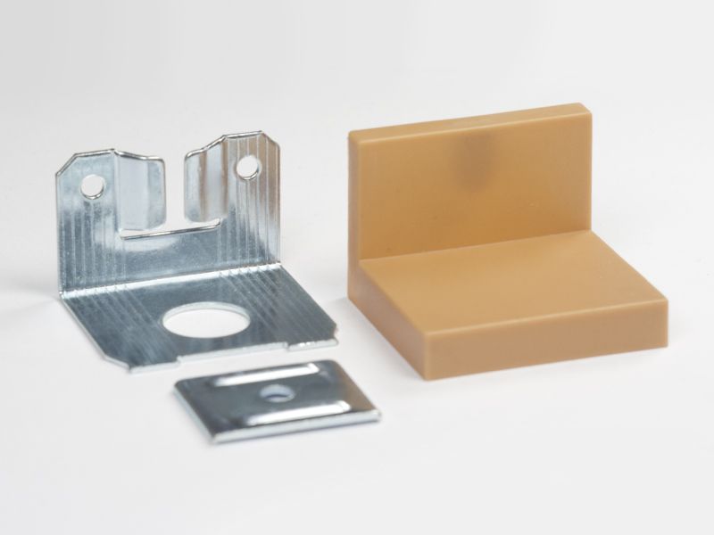 SAMET Уголок фиксирующий + накладка  кремовый SALE