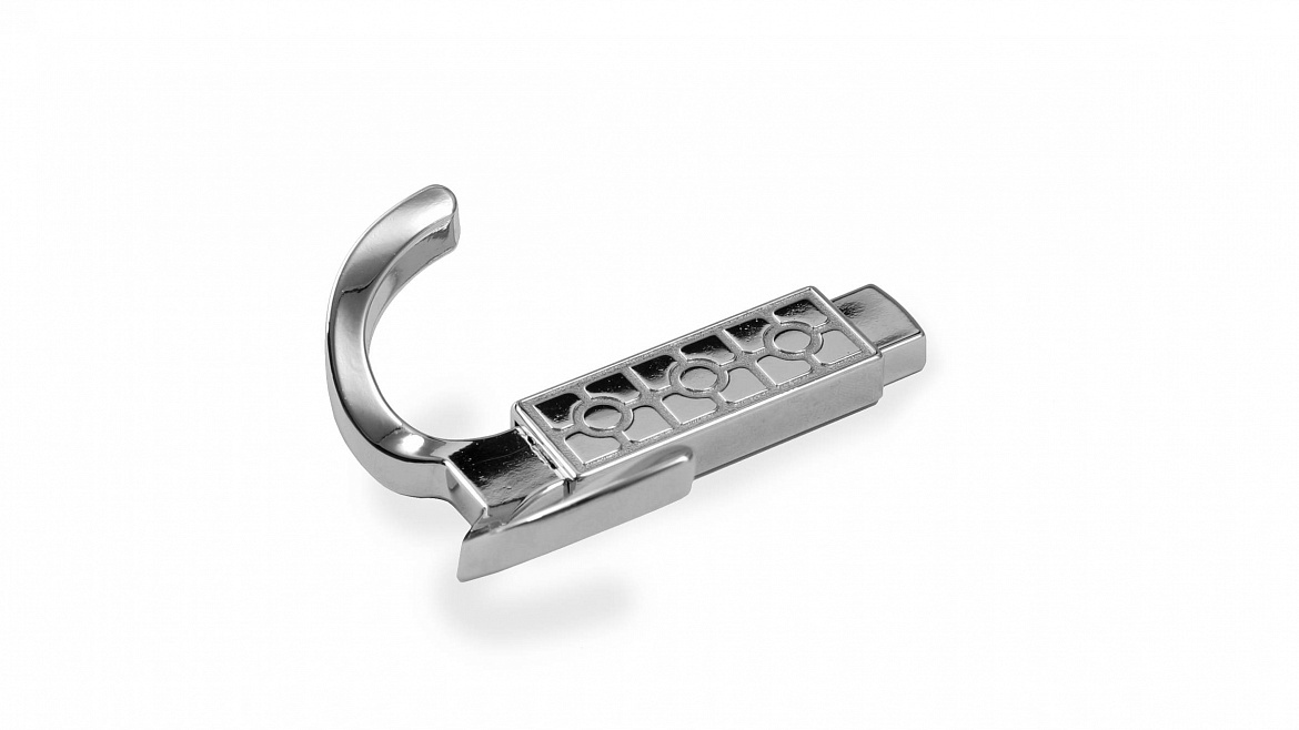 Валмакс Крючок FK-010 010 2-х рожковый матовый хром SALE