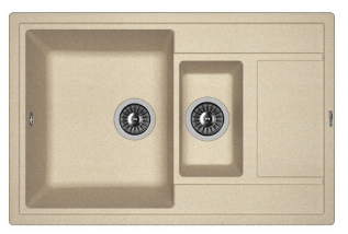 Мойка FLORENTINA Липси К 780*510*217  коричневый (стоп-лист)