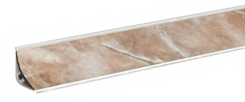 KORNER мини-бортик для столешниц 15*15*3000мм, LB-15 Мрамор лосось 20-15-0-675 (заказ)