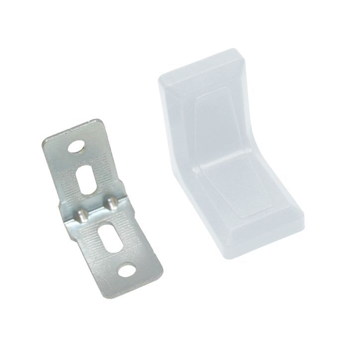 УХТ Уголок металлический + накладка 26*26 белый