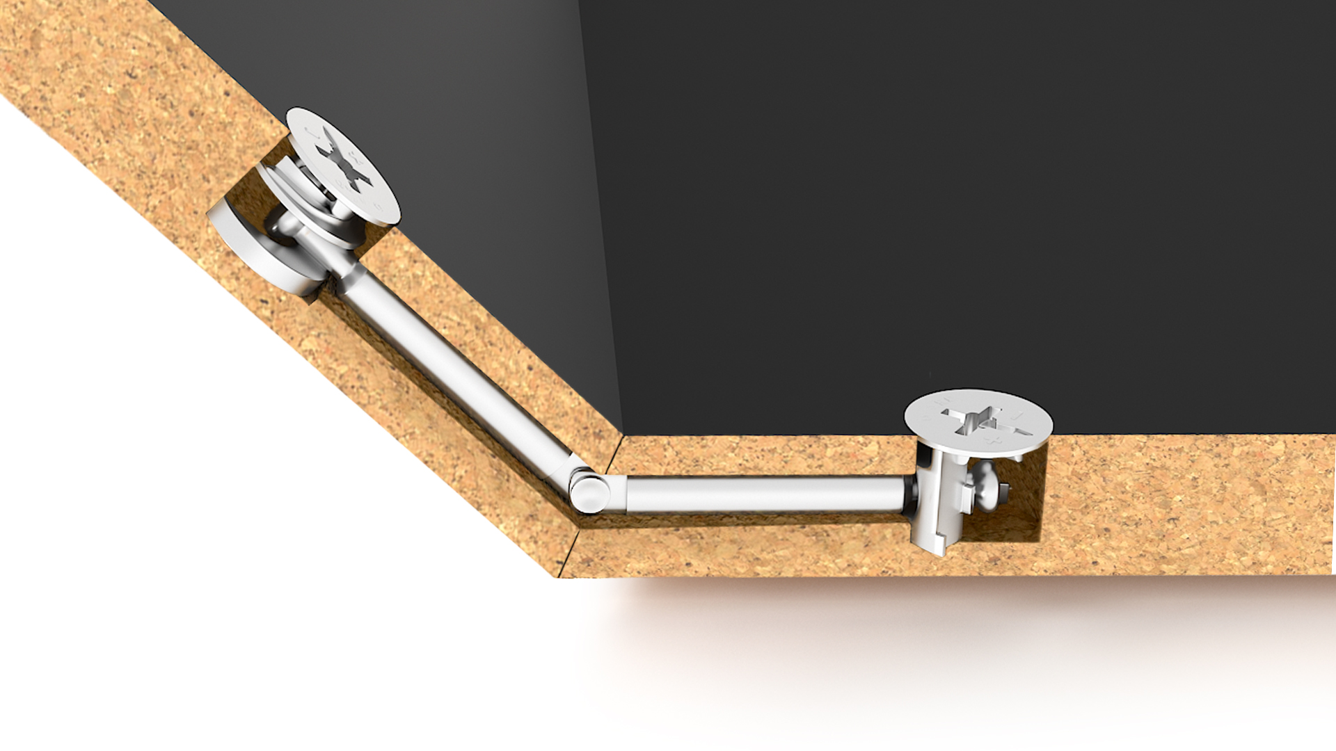 BRD ST01/55/5/Zn/01 Эксцентрик 15х12, дюбель d6,4 мм двусторонний для угловых соединений (заказ)