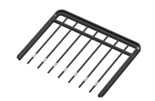 Аристо Выдвижная вешалка для брюк, 550 мм ЧЕРНЫЙ GSA 0337/B (снято)